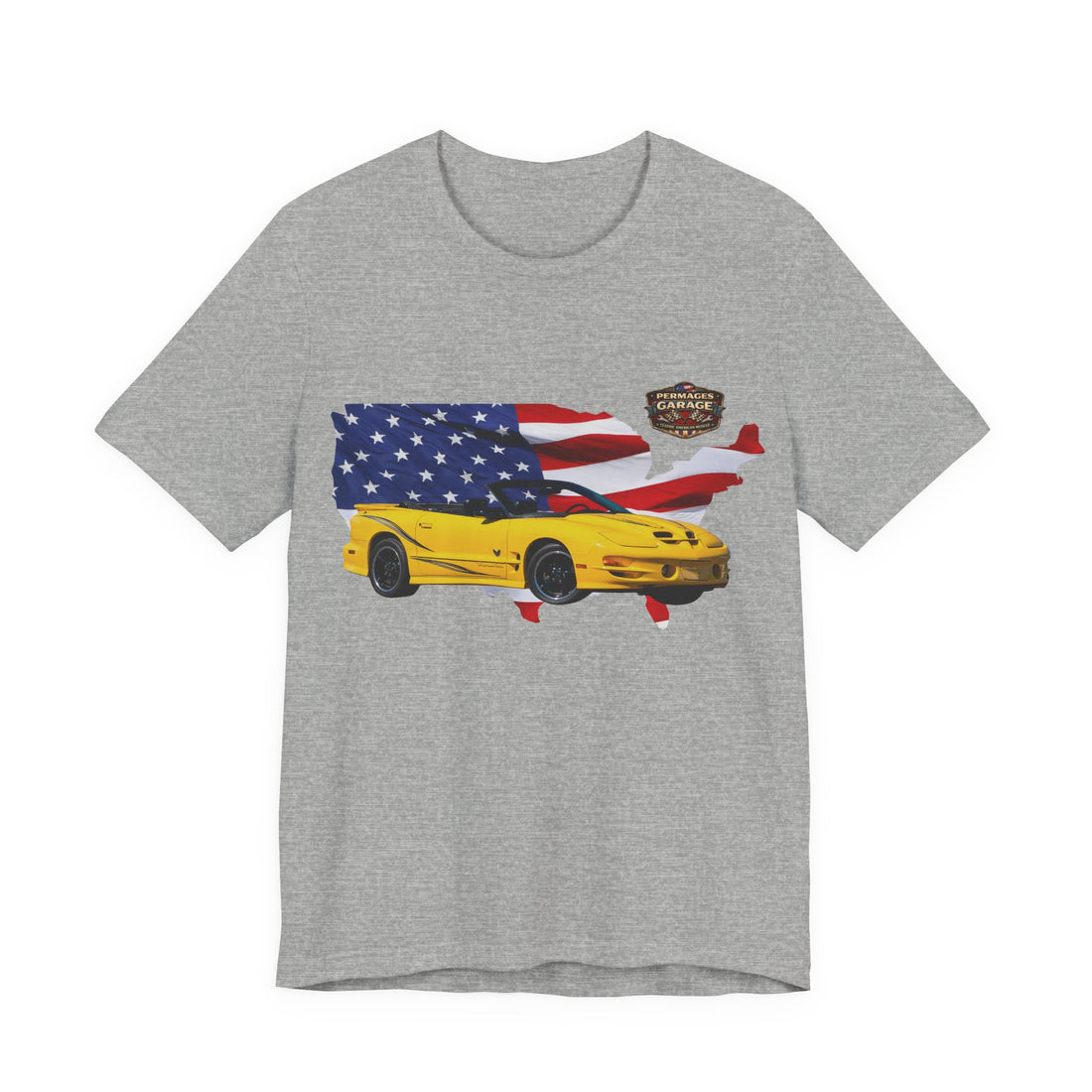 US Steel Series – Horsepower with a hometown!  Slightly Distressed 2002 Pontiac CETA Trans AM US Steel Series T-Shirt