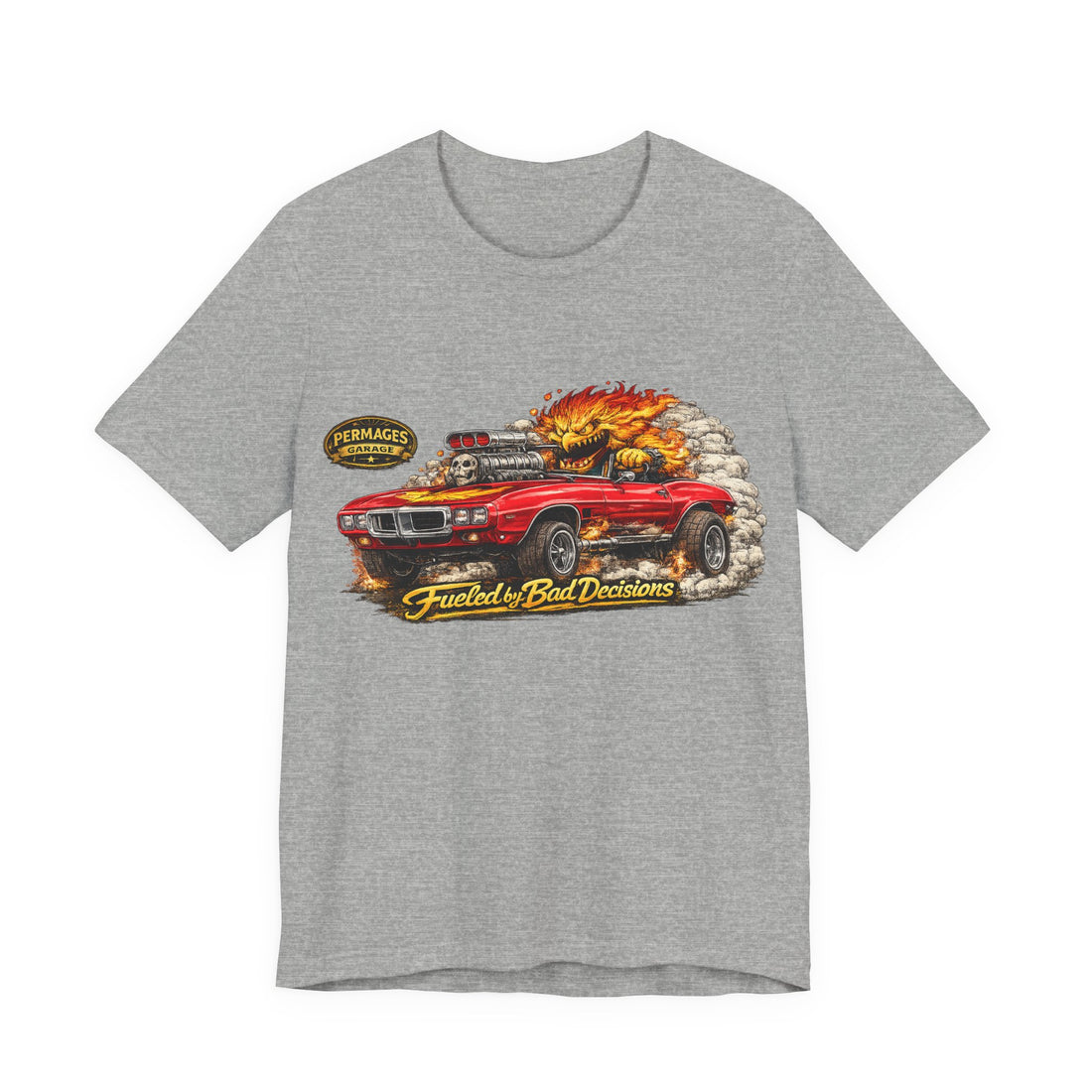 Flame On! Lightly Distressed. 1969 Pontiac Firebird Outlaw Series T-Shirt