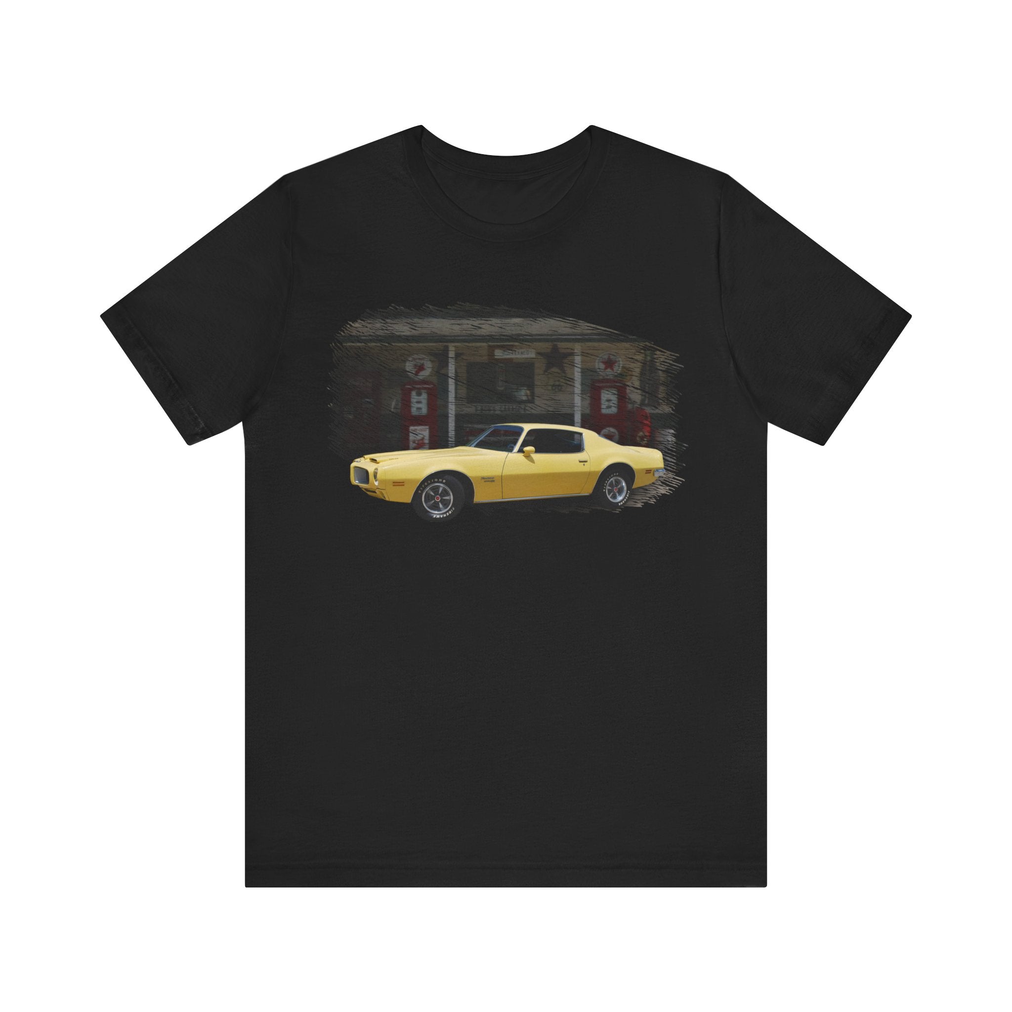 NEW 1970 Formula Firebird in our filling station series Short Sleeve T-Shirt