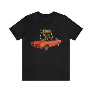 1969 GTO Judge in our route 66 series Short Sleeve Tee