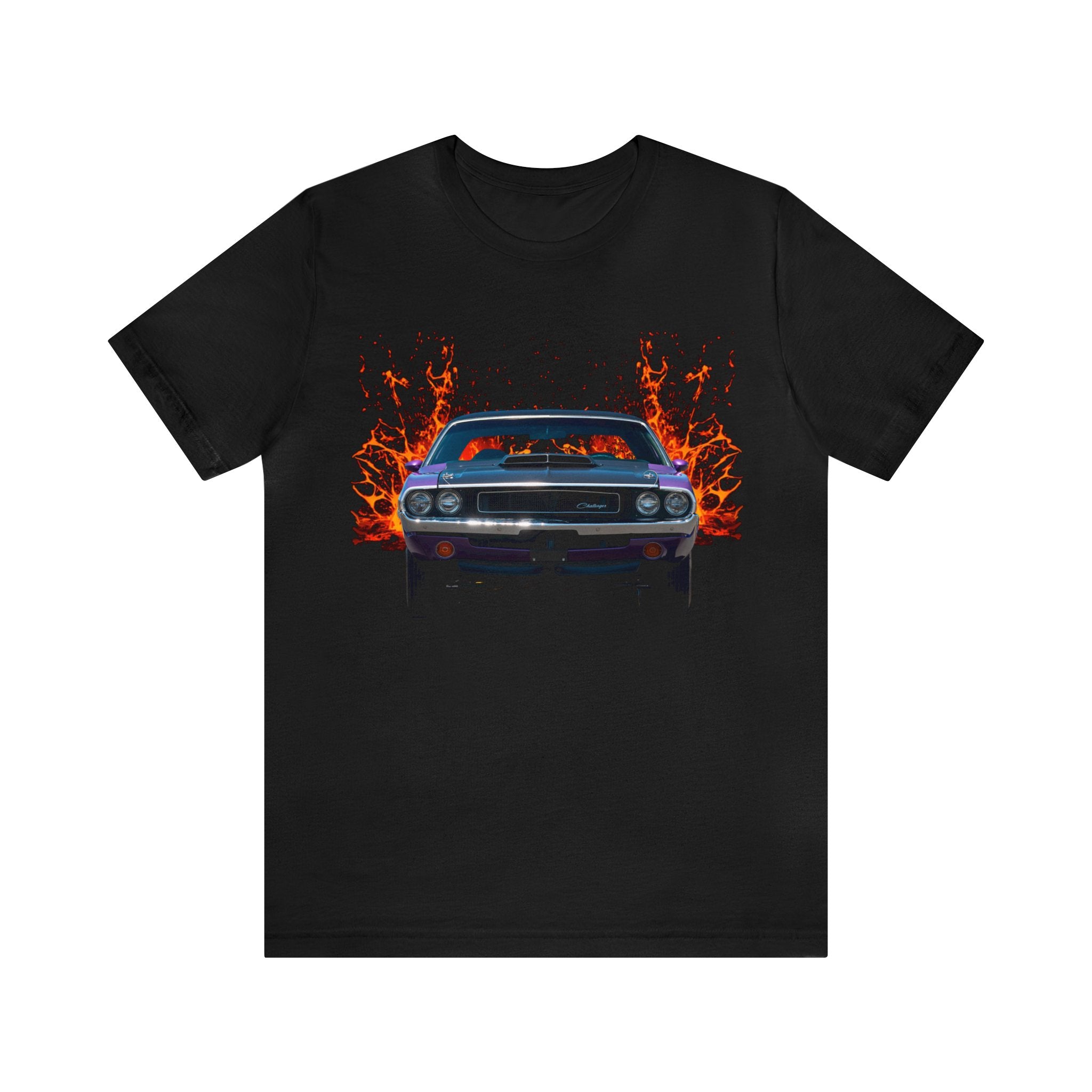 1970 Challenger TA in our lava series Short Sleeve Tee