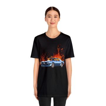 1970 Trans AM in our lava series Short Sleeve Tee