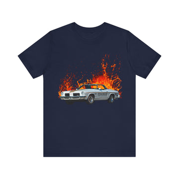 1974 Hurst Olds 442 in our lava series Short Sleeve Tee
