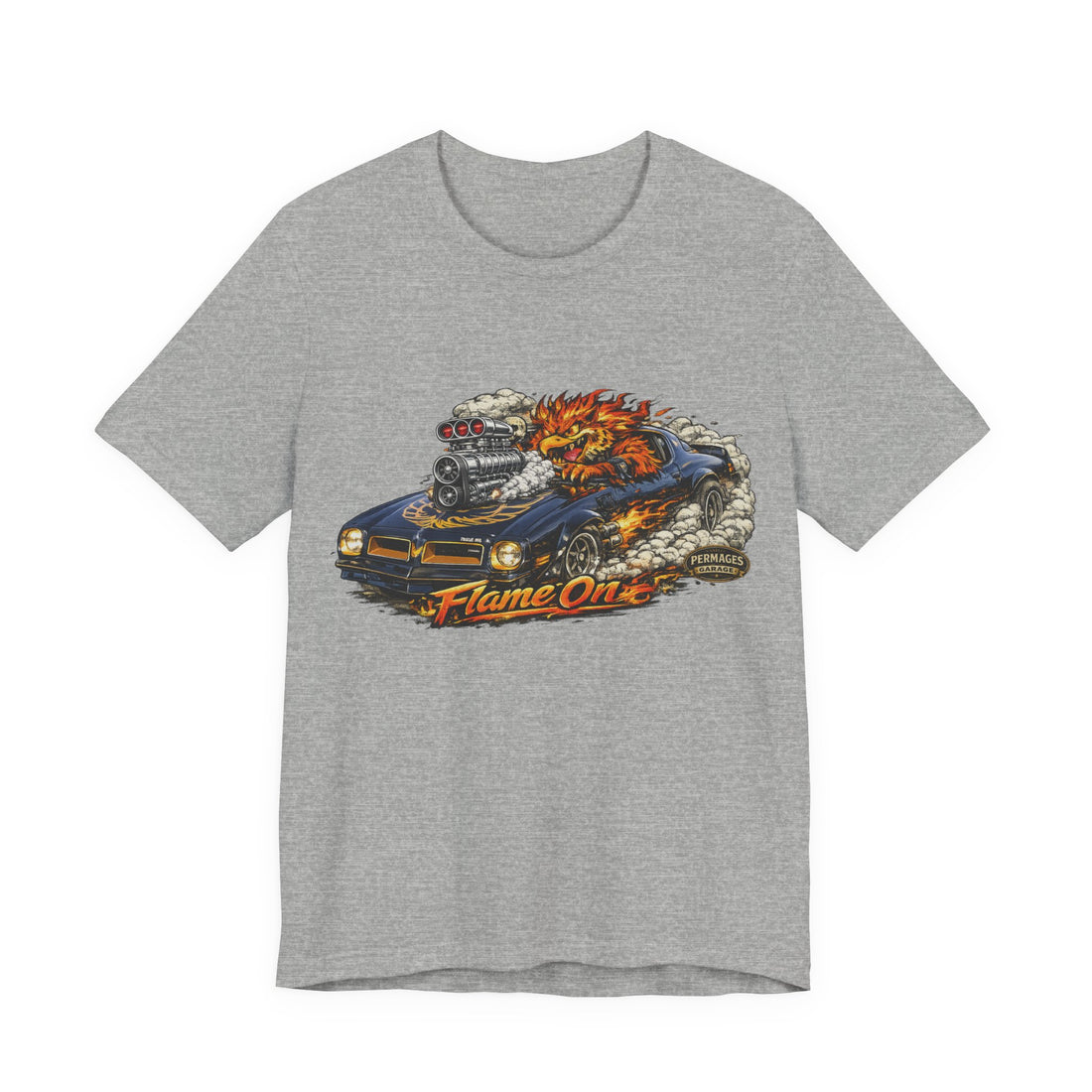 Flame On! Lightly Distressed. 1976 Pontiac Firebird Trans AM SE Outlaw Series T-Shirt