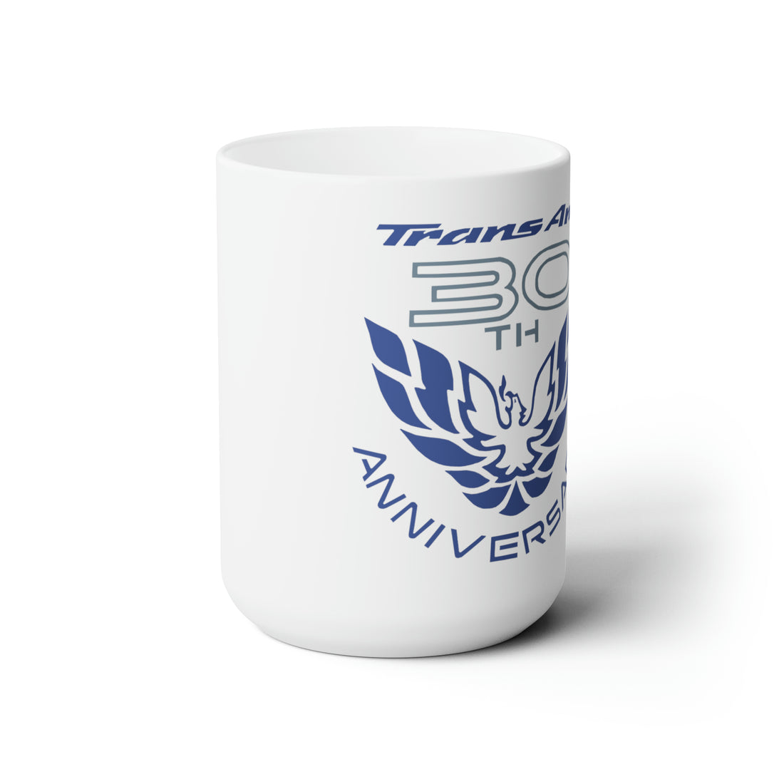 30th Anniversary  Trans AM Logo 15oz Ceramic Mug