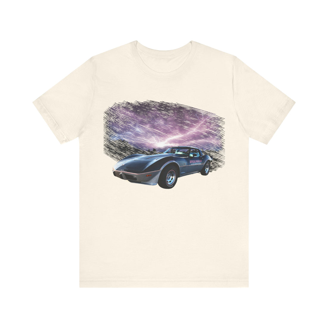 1978 Corvette in our lightning series Short Sleeve Tee