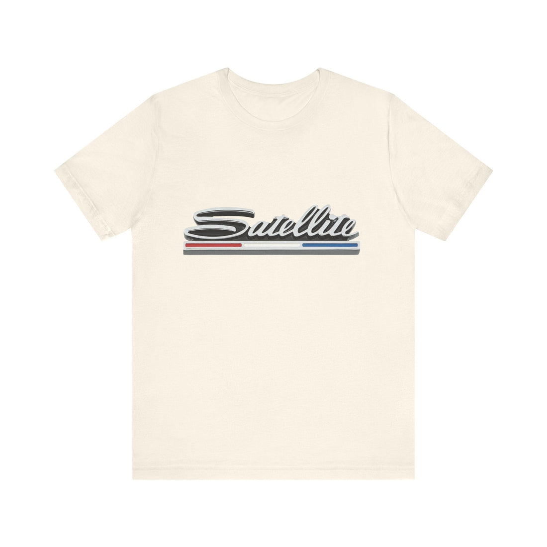 Plymouth Satellite Logo Short Sleeve Tee in soft cotton with a classic design.