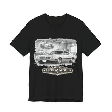 Garage Series – Its more than just a car!  Slightly Distressed 1970 Olds Cutlass 442 Garage Series T-Shirt