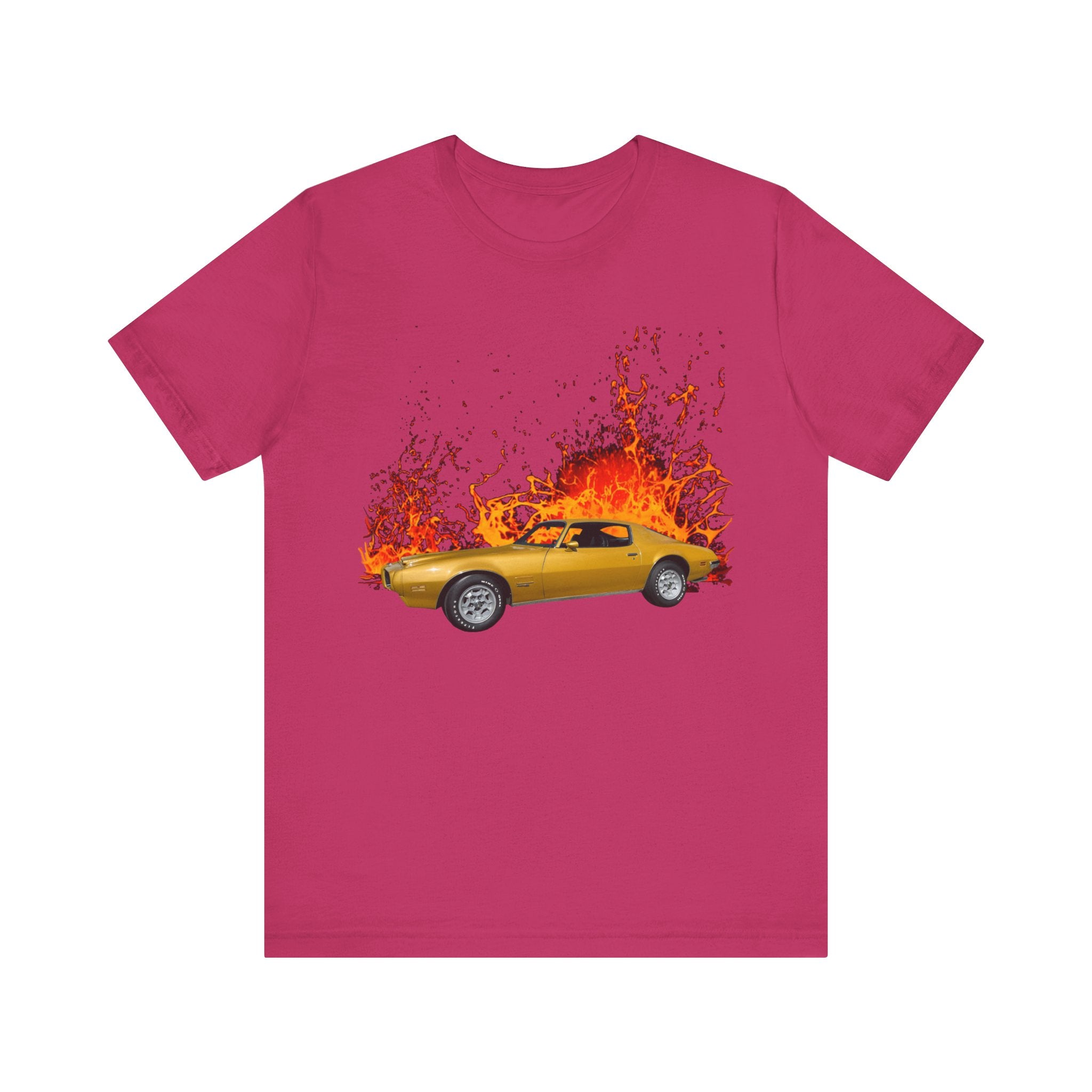 1971 Pontiac Formula Firebird in our lava series Short Sleeve Tee