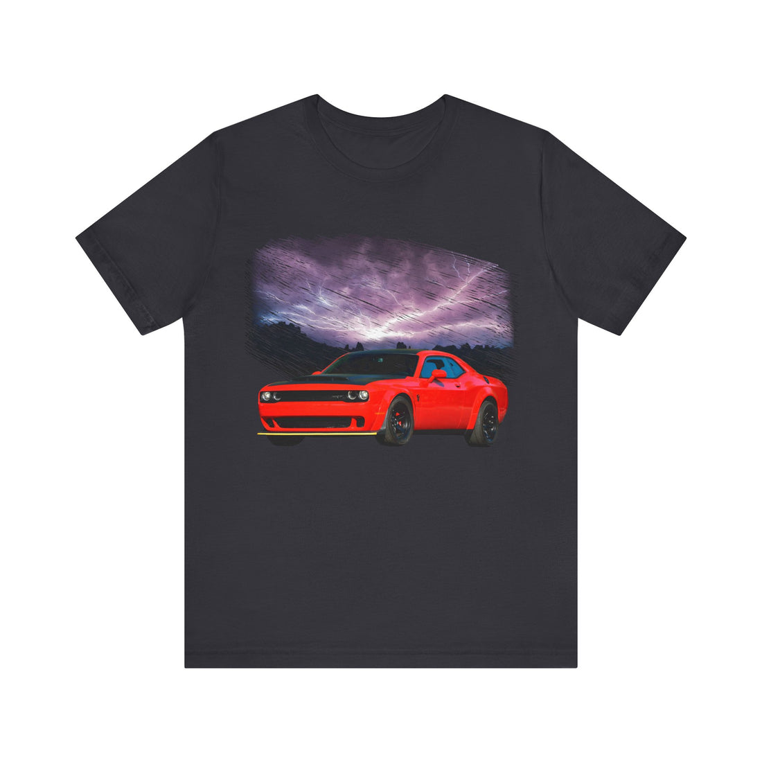 2018 Challenger Demon in our lightning series Short Sleeve Tee