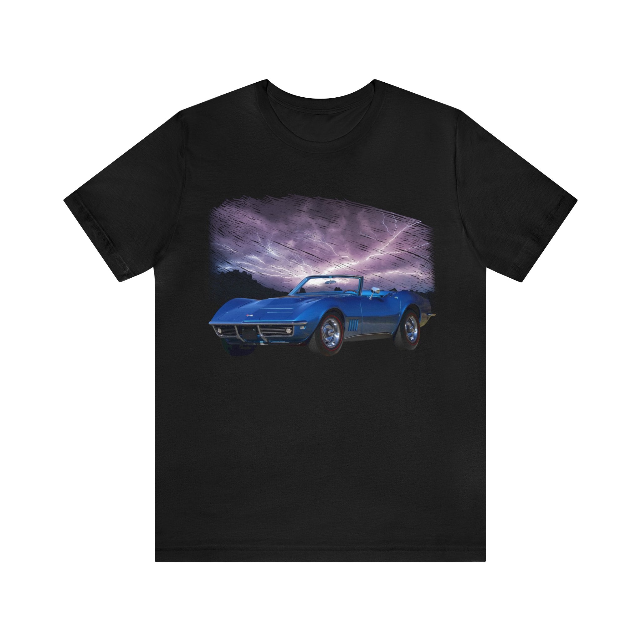 1968 Corvette in our lightning series Short Sleeve Tee