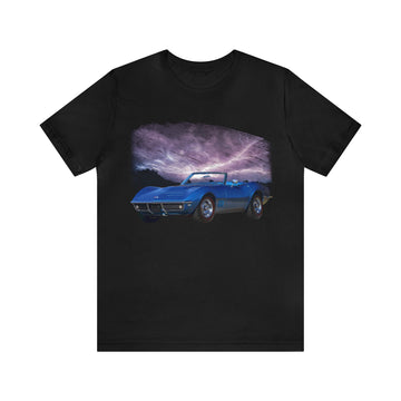 1968 Corvette in our lightning series Short Sleeve Tee