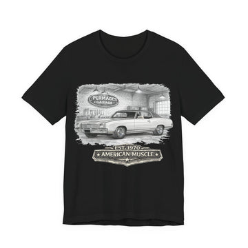 Garage Series – Its more than just a car!  Slightly Distressed 1970 Chevy Monte Carlo Garage Series T-Shirt