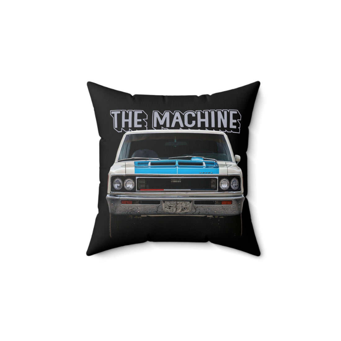 1970  AMC Rebel The Machine Spun Polyester Square Pillow