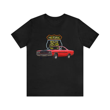 1970 GTX in our route 66 series Short Sleeve Tee