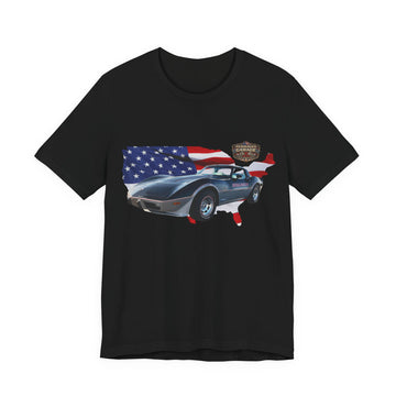 US Steel Series – Horsepower with a hometown!  Slightly Distressed 1978 Chevy Corvette Pace Car US Steel Series T-Shirt