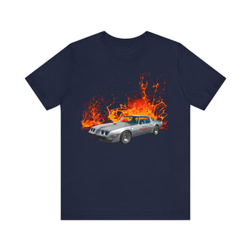1979 Pontiac Firebird Trans AM in our lava series Short Sleeve Tee