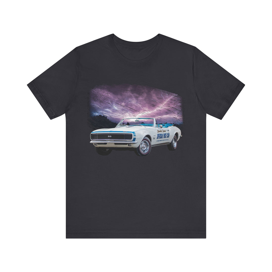 1967 Camaro in our lightning series Short Sleeve Tee