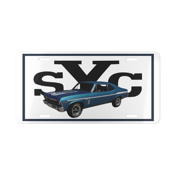 1969 nova License Plate