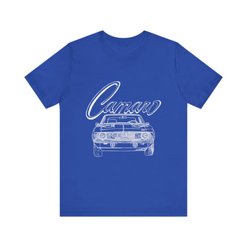 1969 Camaro in our sketch series Short Sleeve Tee