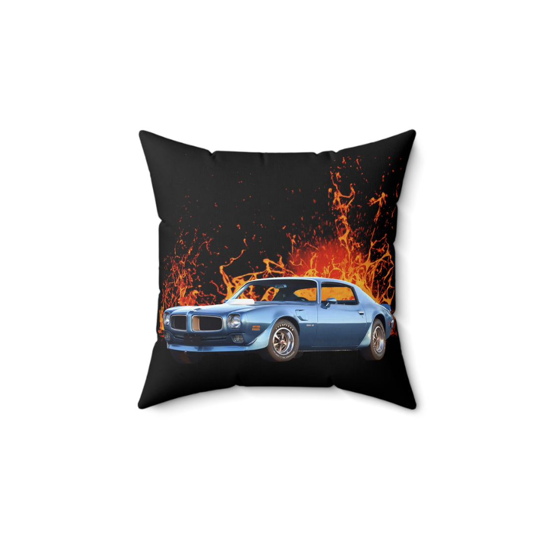 1970 Firebird Trans AM in our lava series Spun Polyester Square Pillow