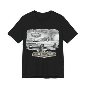 Garage Series – Its more than just a car!  Slightly Distressed 1970 Dodge Demon Garage Series T-Shirt