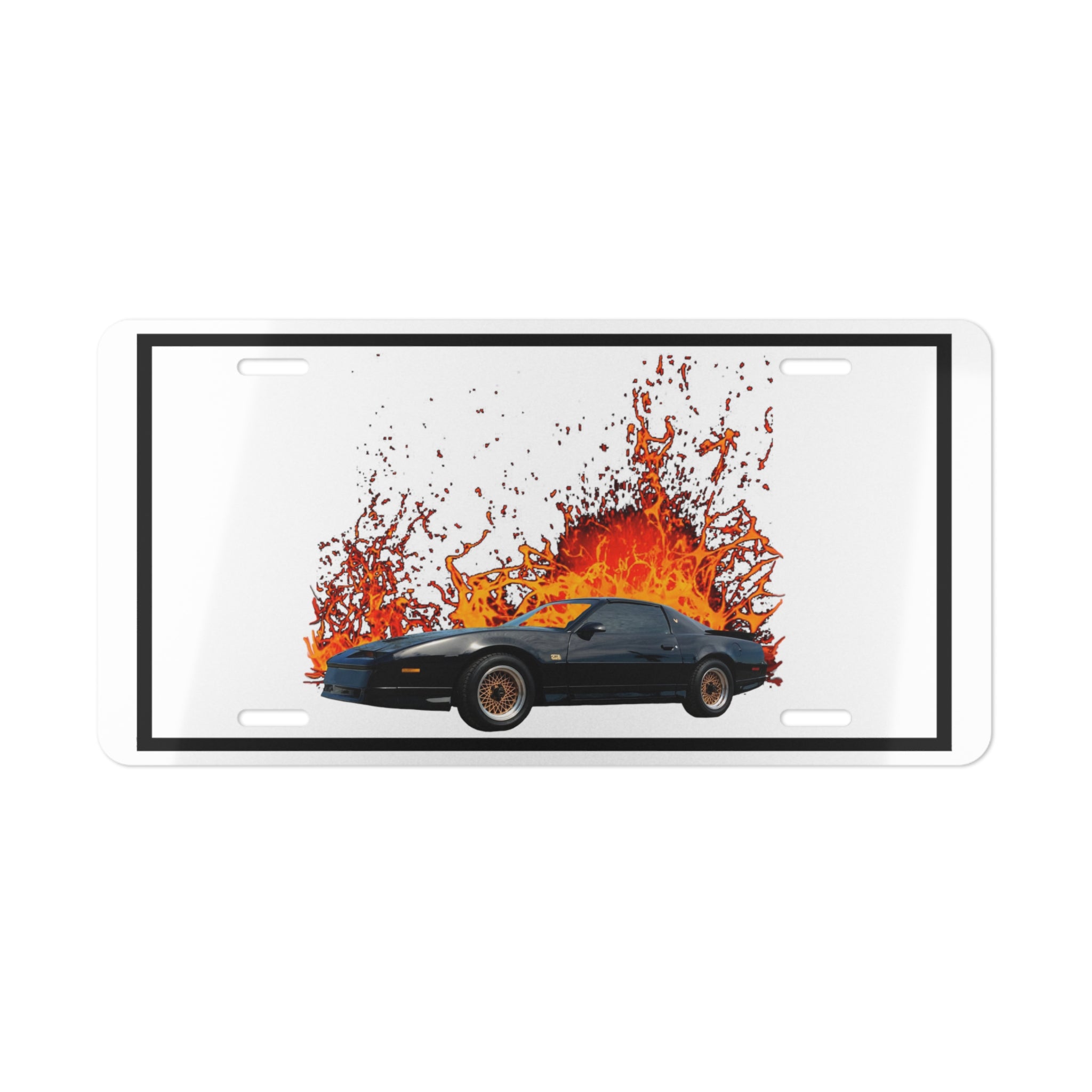 1989 Firebird Trans AM GTA in our lava series License Plate