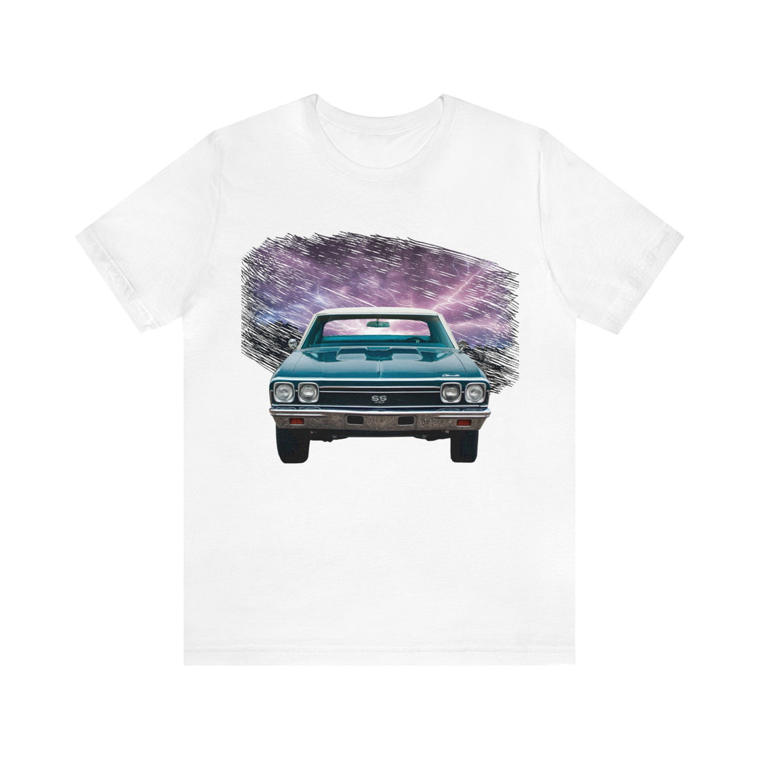 1968 Chevelle SS in our lightning series Short Sleeve Tee