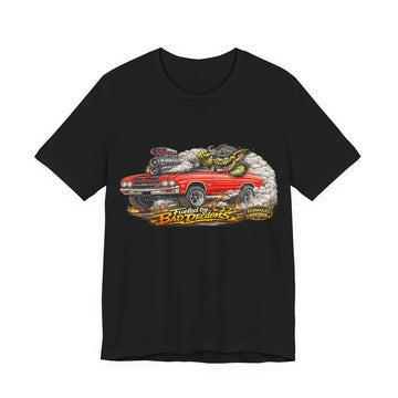 Fueled by Bad Decisions! Lightly Distressed 1970 Chevy Chevelle SS Outlaw Series T-Shirt