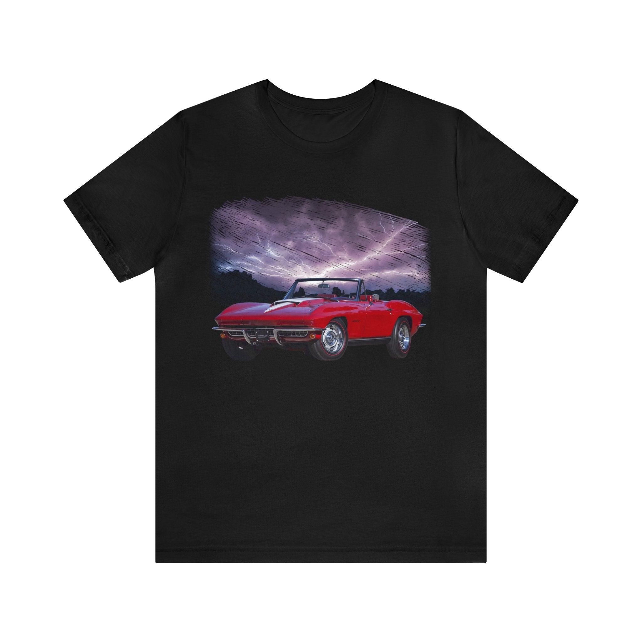 1967 Corvette in our lightning series Short Sleeve Tee