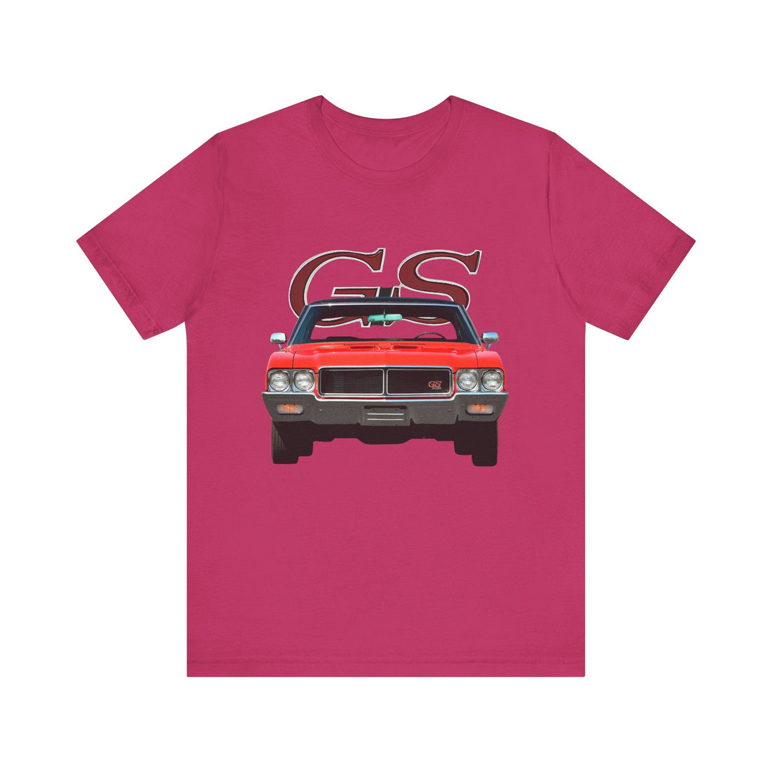 1970 Buick Gran Sport GS Short Sleeve Tee featuring classic car print.