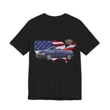 US Steel Series – Horsepower with a hometown!  Slightly Distressed 2004 Chevy SSR US Steel Series T-Shirt