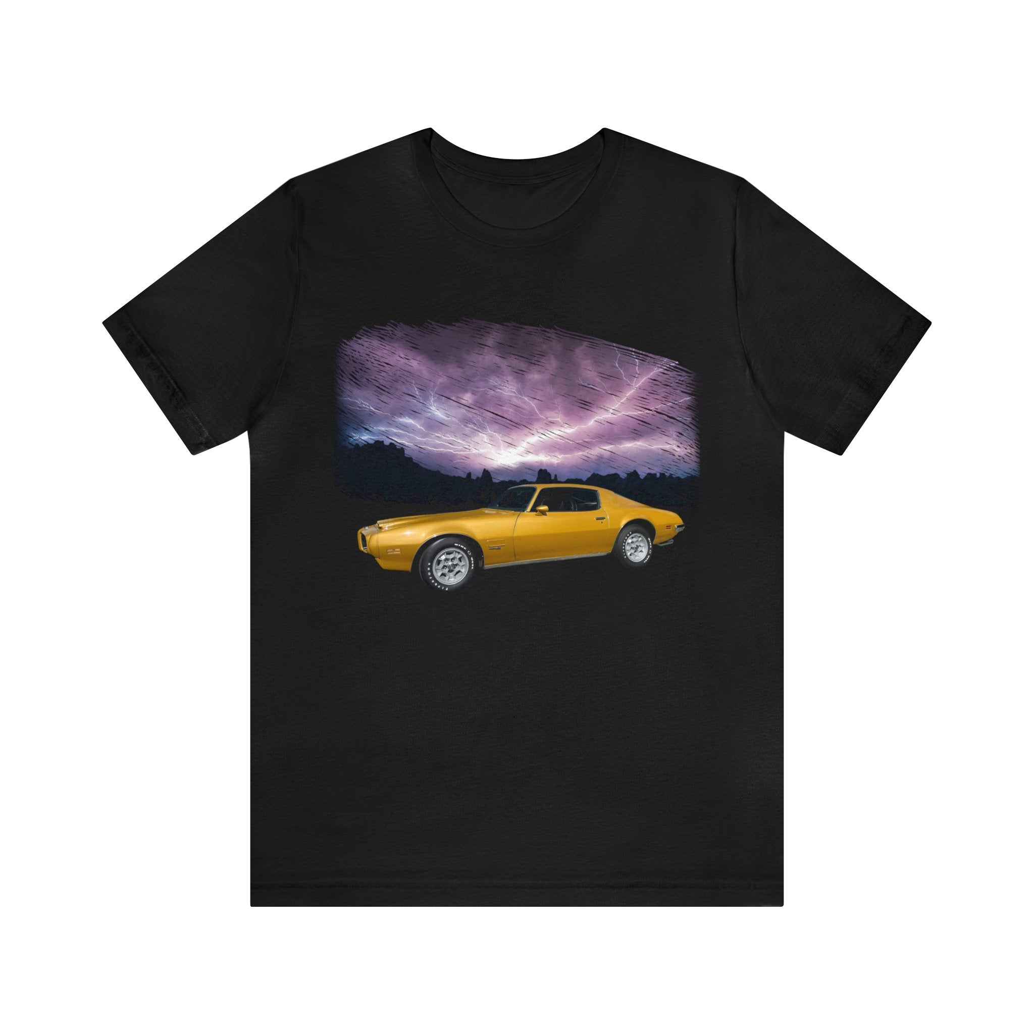 1971 Formula Firebird in our lightning series Short Sleeve Tee