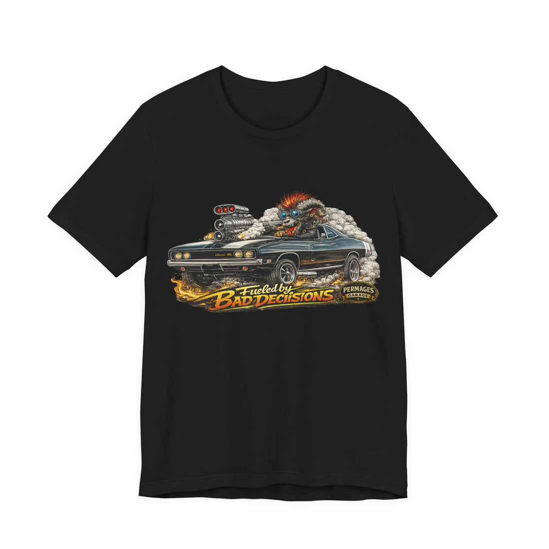 Outlaw Series “Fueled by Bad Decisions” 1969 Charger  Muscle Car T-Shirt