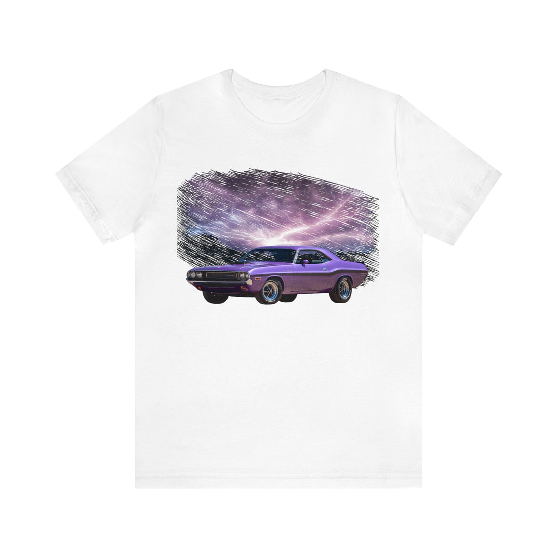 1970 Challenger in our lightning series Short Sleeve Tee