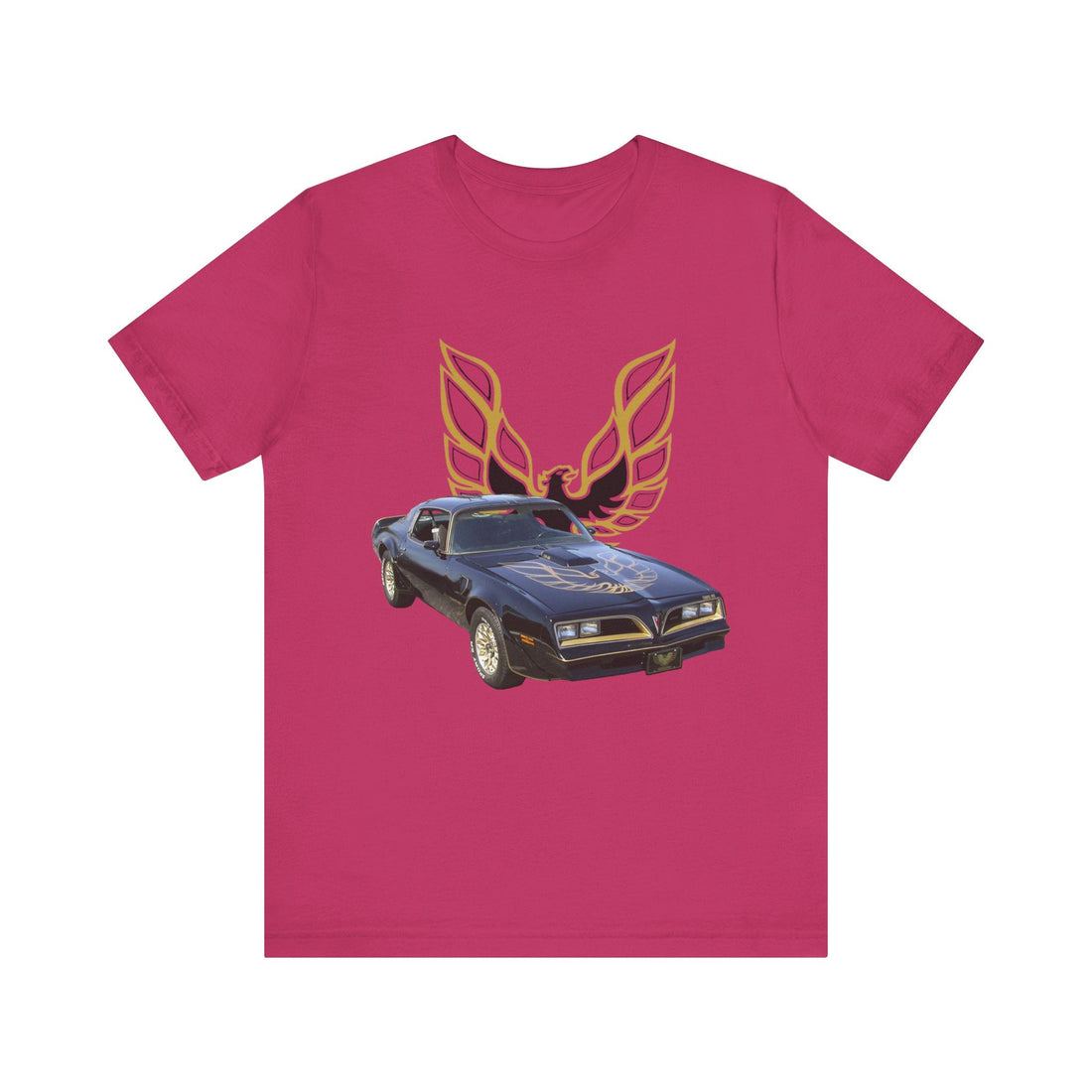 1977 "Bandit" Pontiac Firebird Trans AM short sleeve tee with vintage car graphic.