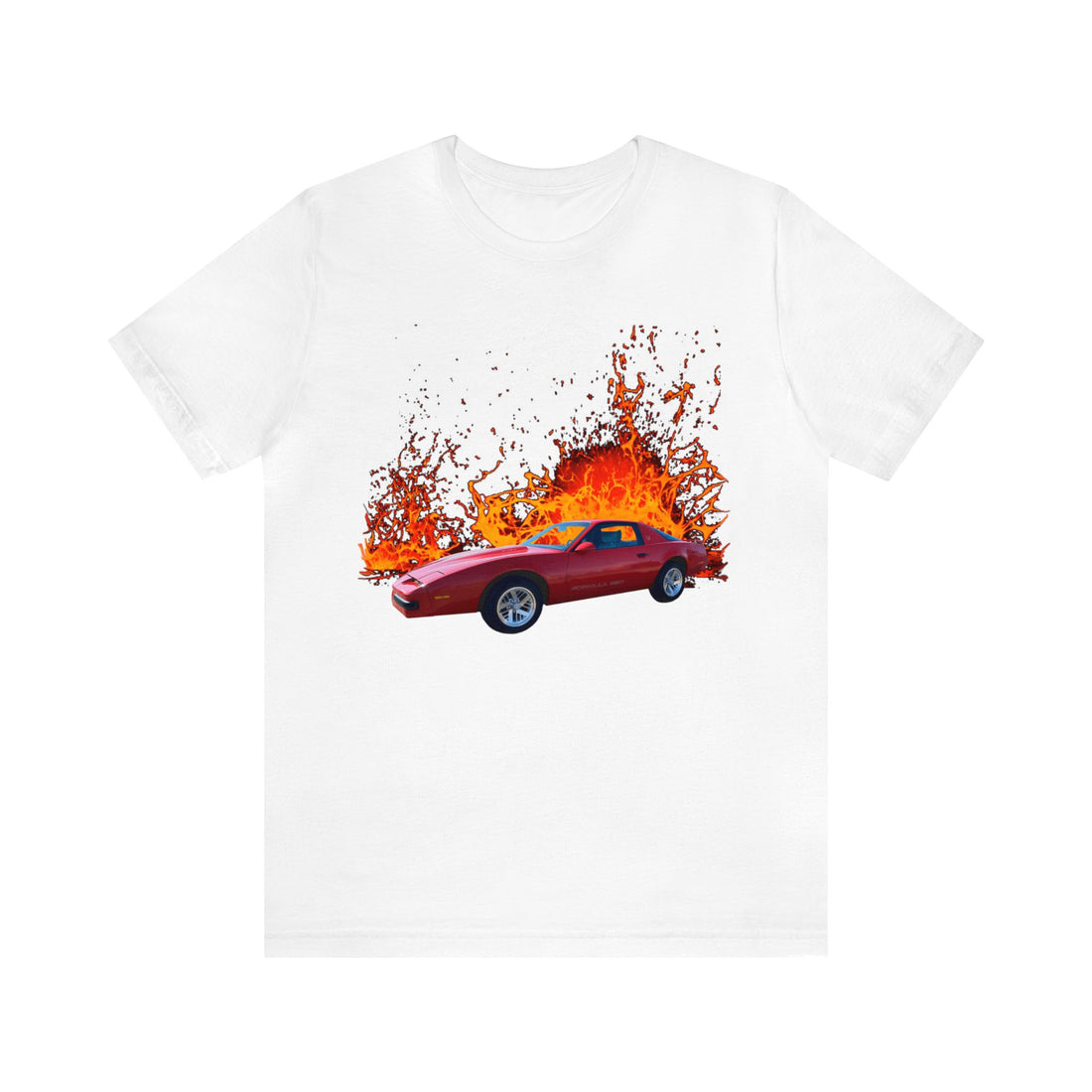 1990 Formula Firebird  in our lava series Short Sleeve Tee