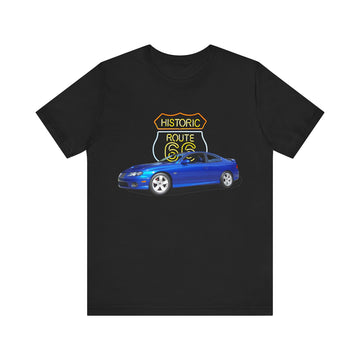 2005 Pontiac GTO in our Route 66 in the dark series Short Sleeve T-Shirt