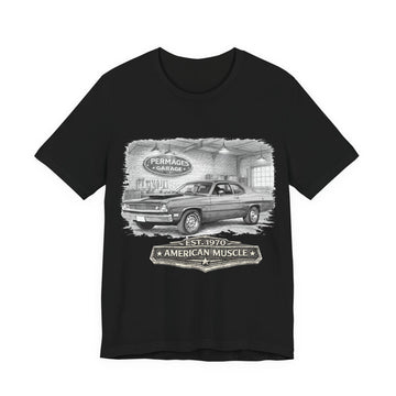 Garage Series – Its more than just a car!  Slightly Distressed 1970 Plymouth Duster Garage Series T-Shirt