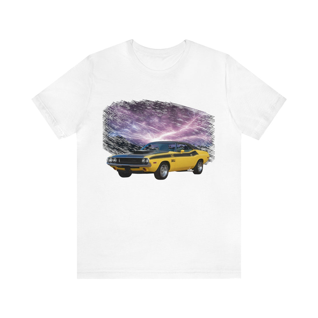 1970 Challenger TA in our lightning series Short Sleeve Tee