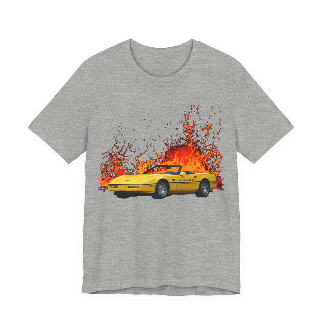 1986 Corvette in our lava series Short Sleeve Tee