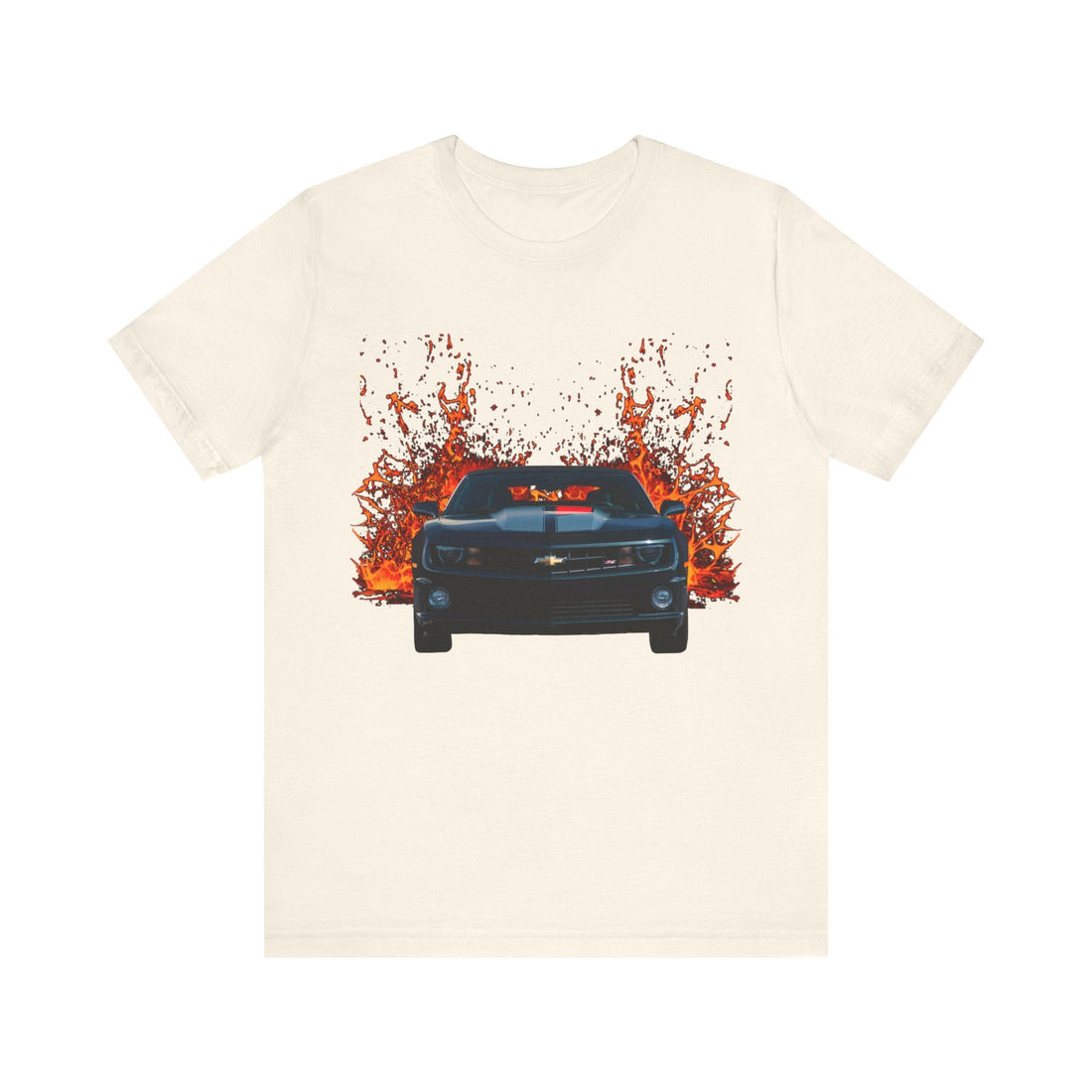 2012 Camaro 45th Anniversary lava series short sleeve tee design.