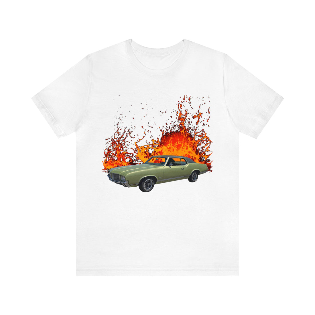 1971 Olds Cutlass in our lava series Short Sleeve Tee