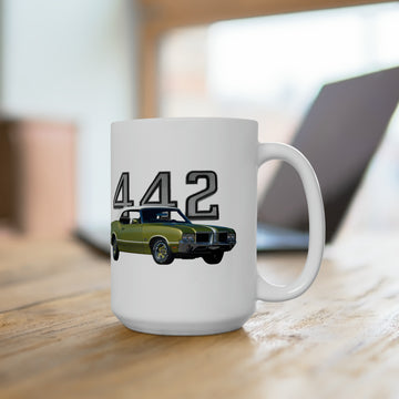 1971 Olds Cutlass 442 15oz Ceramic Mug