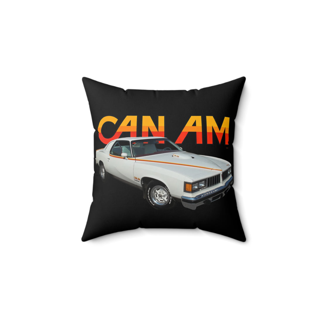 1977 Can AM Spun Polyester Square Pillow