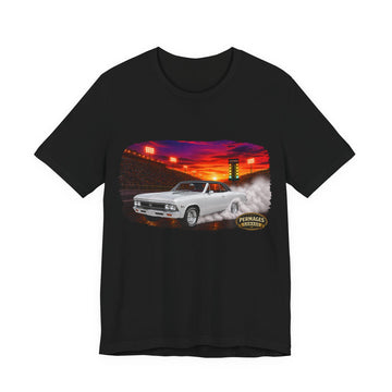 Nitro Series – High-Octane Classic  Drag Racing with Distressed 1966 Chevelle Nitro Series T-Shirt