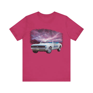 1967 Camaro in our lightning series Short Sleeve Tee