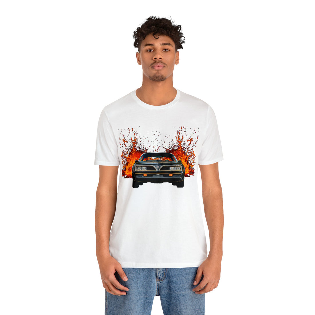 1977 Trans AM SE Bandit in our lava series Short Sleeve Tee