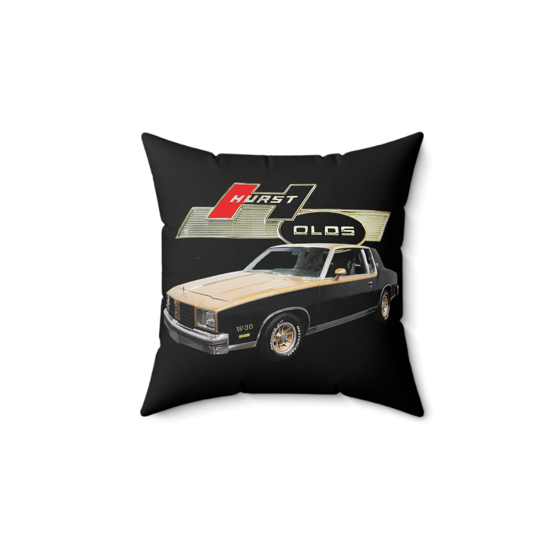 1979 Hurst Olds 442 Spun Polyester Square Pillow