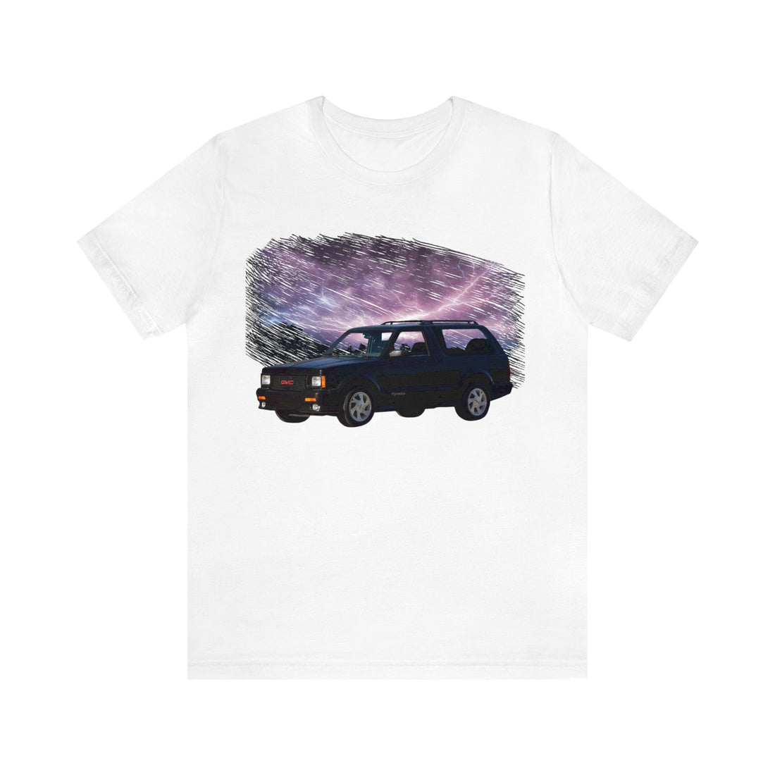 1993 GMC Typhoon in our lightning series Short Sleeve T-shirt